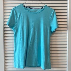 Talbots Light Blue Tee Shirt Size LP